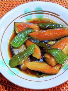 茄子とピーマンの甘辛煮-レシピのメイン写真
