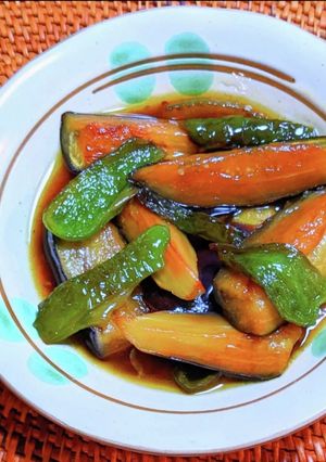 茄子とピーマンの甘辛煮-レシピのメイン写真