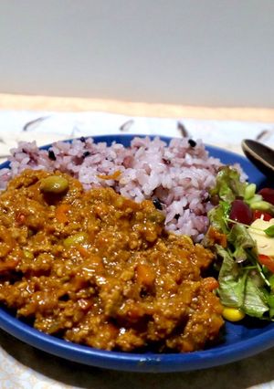 『無水キーマカレー』-レシピのメイン写真