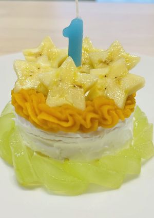 １歳のバースデーケーキ★秋生まれさん-レシピのメイン写真