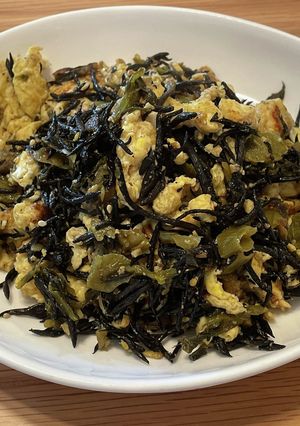 ひじきと高菜の卵炒め-レシピのメイン写真