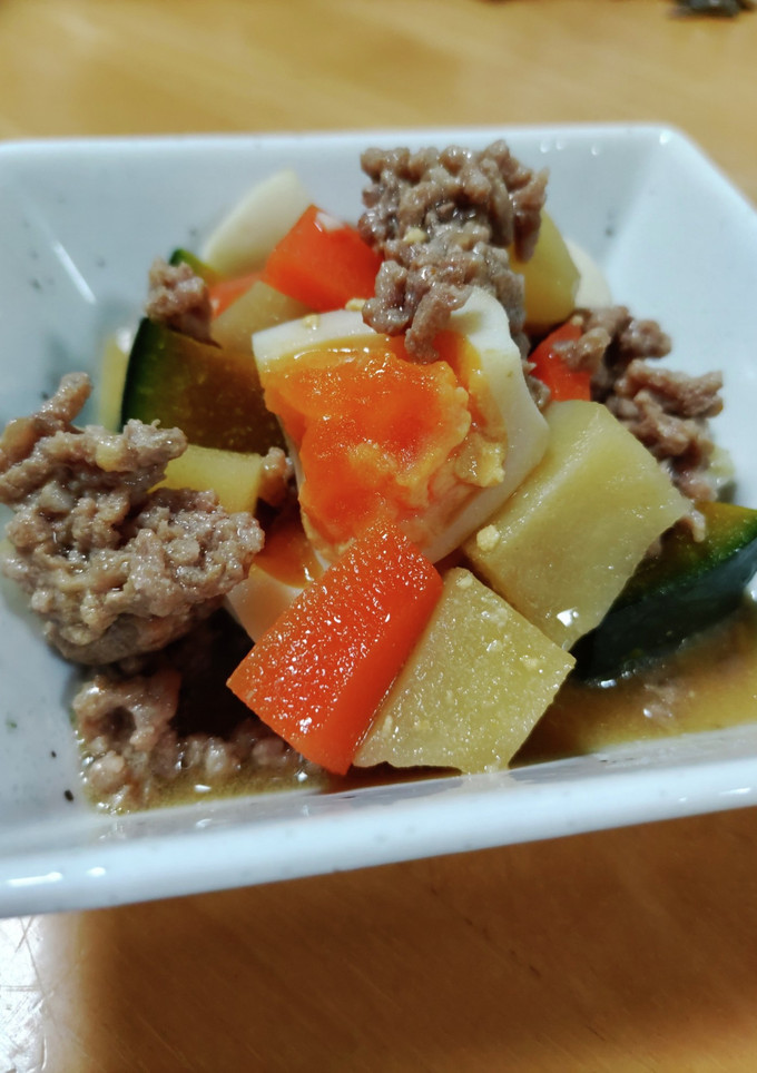 さつまいもとゆで卵のそぼろ煮-レシピのメイン写真