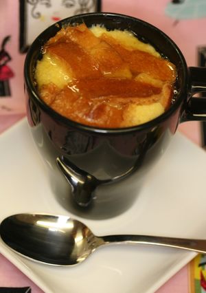 レンジでパンプディング♪気軽にお1人様用-レシピのメイン写真