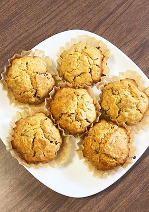HMで作るオートミールカップケーキ-レシピのメイン写真