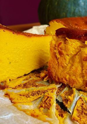 カボチャのバスクチーズケーキ-レシピのメイン写真