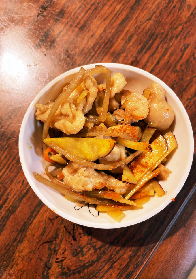 さつまいもと鶏皮で変わりきんぴらゴボウ-レシピのメイン写真