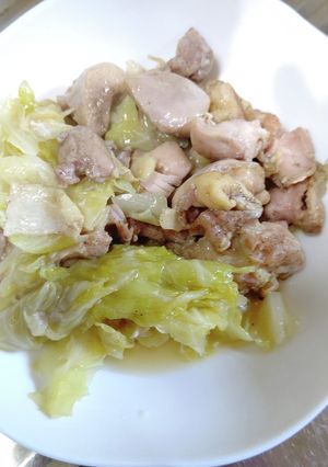 炊飯器で。キャベツと鶏肉の煮込み-レシピのメイン写真