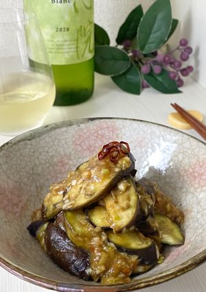 なすのねぎ味噌がらめ-レシピのメイン写真