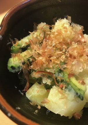 ゴーヤー＆ポテトのカツオ節サラダ-レシピのメイン写真