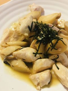 鶏むね肉&キノコのしょう油バター炒め-レシピのメイン写真