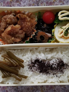 唐揚げ弁当(10.10)-レシピのメイン写真