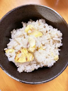 秋です〜ホクホク栗ご飯(*>∀<)ノ♪-レシピのメイン写真