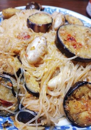 茄子と春雨の豆板醤炒め-レシピのメイン写真