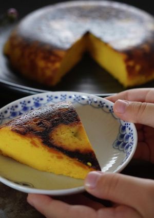 ＜子供レシピ＞炊飯器ピッのかぼちゃプリン-レシピのメイン写真
