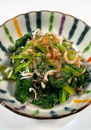 ほうれん草としらすのおかか和え-レシピのメイン写真