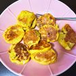 お豆腐とかぼちゃのホットケーキ