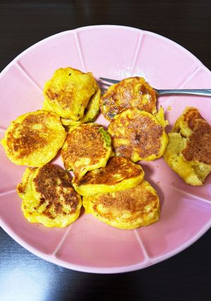 お豆腐とかぼちゃのホットケーキ-レシピのメイン写真
