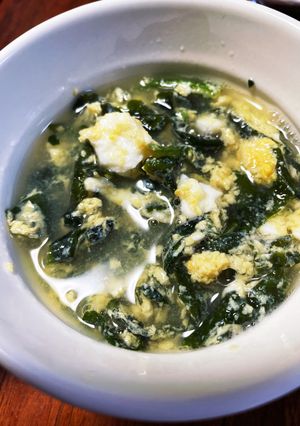 レンジでつくる！簡単たまごスープ-レシピのメイン写真
