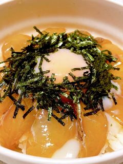 鯛の漬け丼〜温泉卵のっけ〜-レシピのメイン写真
