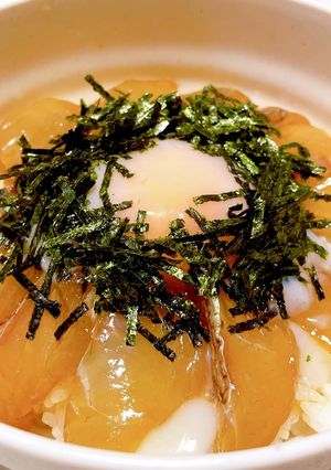 鯛の漬け丼〜温泉卵のっけ〜-レシピのメイン写真