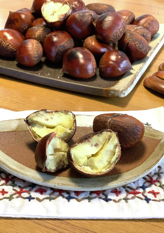 焼き栗-レシピのメイン写真