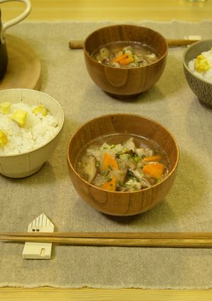 阿蘇の野菜たっぷり!鶏のみぞれ汁-レシピのメイン写真