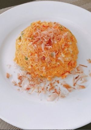 【レンジでお手軽】キムチ炒飯-レシピのメイン写真
