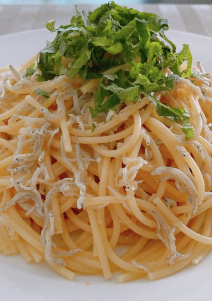 和えるだけ！しらすと大葉の柚子胡椒パスタ-レシピのメイン写真