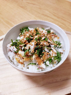 ごはんにのせて♪焼きさばの梅しそ和え-レシピのメイン写真