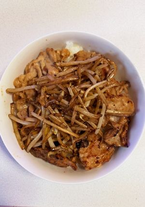 簡単ご飯:豚漬け丼-レシピのメイン写真