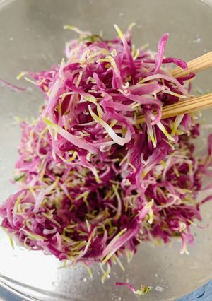簡単♡菊の花(もってのほか)の下ごしらえ-レシピのメイン写真