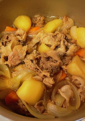 豚こまで肉じゃが-レシピのメイン写真