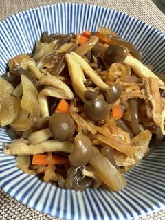 切り干し大根の煮物。きのこ入り。-レシピのメイン写真