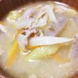 塩麹入り豚汁