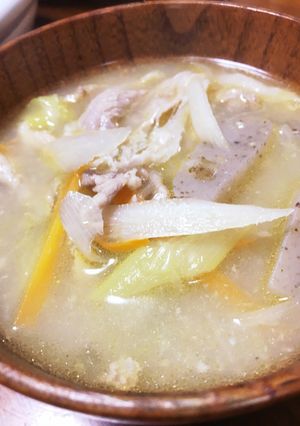塩麹入り豚汁-レシピのメイン写真