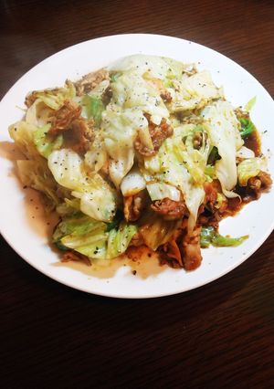 簡単☆豚肉とキャベツの味噌炒め-レシピのメイン写真
