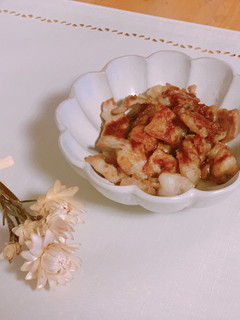 ホルモンの塩コショウ炒め(焼肉のタレ)-レシピのメイン写真