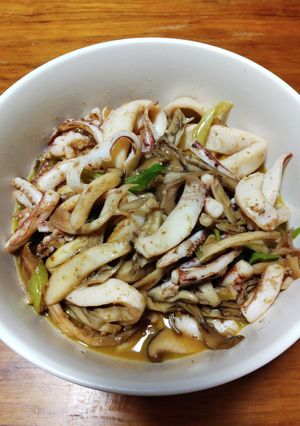 バター醤油かおるイカの炒め物-レシピのメイン写真