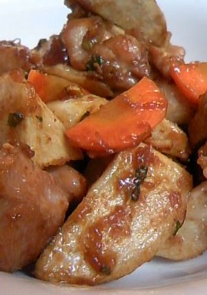さといもと鶏肉甘辛いため-レシピのメイン写真