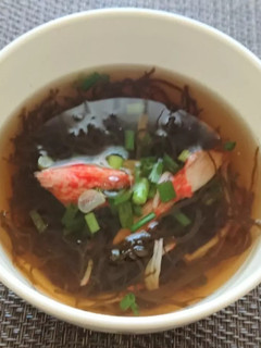 生もずくのスープ-レシピのメイン写真