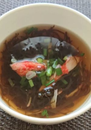 生もずくのスープ-レシピのメイン写真