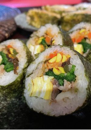 どハマり！今夜は韓国料理！キンパ-レシピのメイン写真