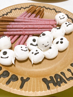 【ハロウィンに】おばけマシュマロ-レシピのメイン写真