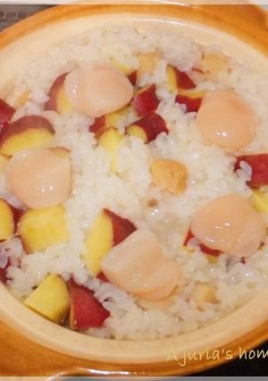 さつまいもとホタテの炊込みご飯☆釜めし-レシピのメイン写真