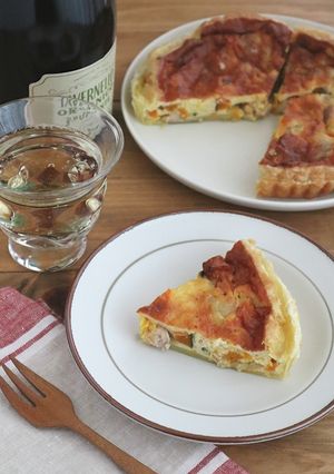 チキンとかぼちゃのキッシュ-レシピのメイン写真