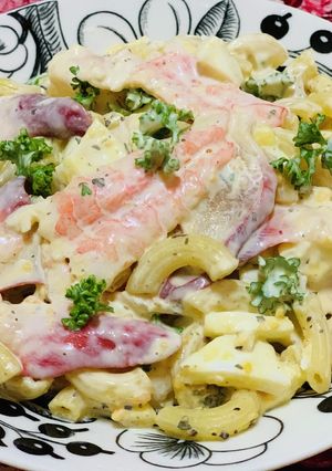 海老とホッキ貝のマカロニサラダ-レシピのメイン写真