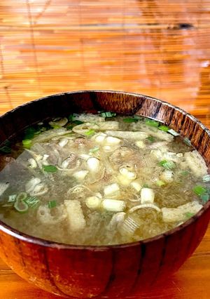 お好きな味噌汁に茗荷をIN✨-レシピのメイン写真
