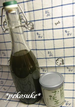 作ってみました!無添加*抹茶リキュール-レシピのメイン写真
