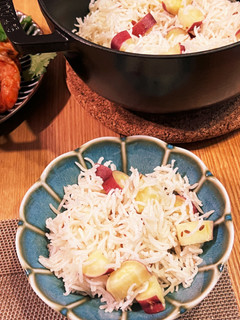 バスマティ米でさつまいもご飯-レシピのメイン写真