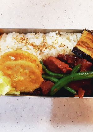 高校生弁当覚え書き78サイコロステーキ-レシピのメイン写真